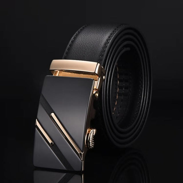 New Famous Brand Belt New Male Designer Automatic Buckle Leather Men Belt 3.5cm Luxury Belts for Men Ceinture Homme men&#39;s Belts