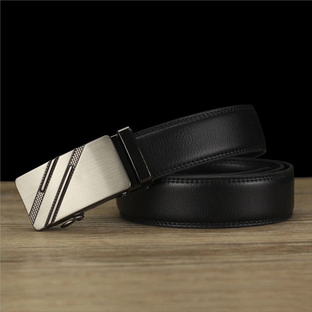 New Famous Brand Belt New Male Designer Automatic Buckle Leather Men Belt 3.5cm Luxury Belts for Men Ceinture Homme men&#39;s Belts