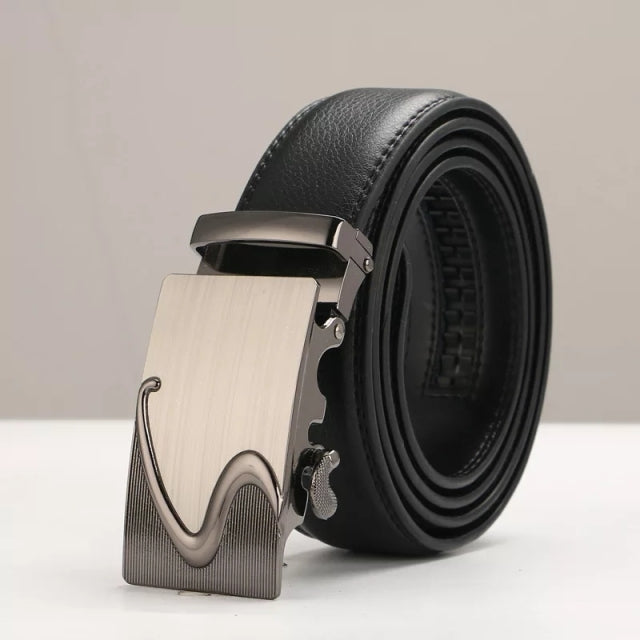 New Famous Brand Belt New Male Designer Automatic Buckle Leather Men Belt 3.5cm Luxury Belts for Men Ceinture Homme men&#39;s Belts