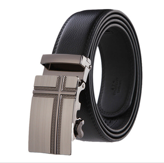 New Famous Brand Belt New Male Designer Automatic Buckle Leather Men Belt 3.5cm Luxury Belts for Men Ceinture Homme men&#39;s Belts