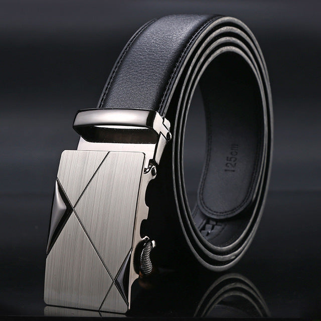 New Famous Brand Belt New Male Designer Automatic Buckle Leather Men Belt 3.5cm Luxury Belts for Men Ceinture Homme men&#39;s Belts