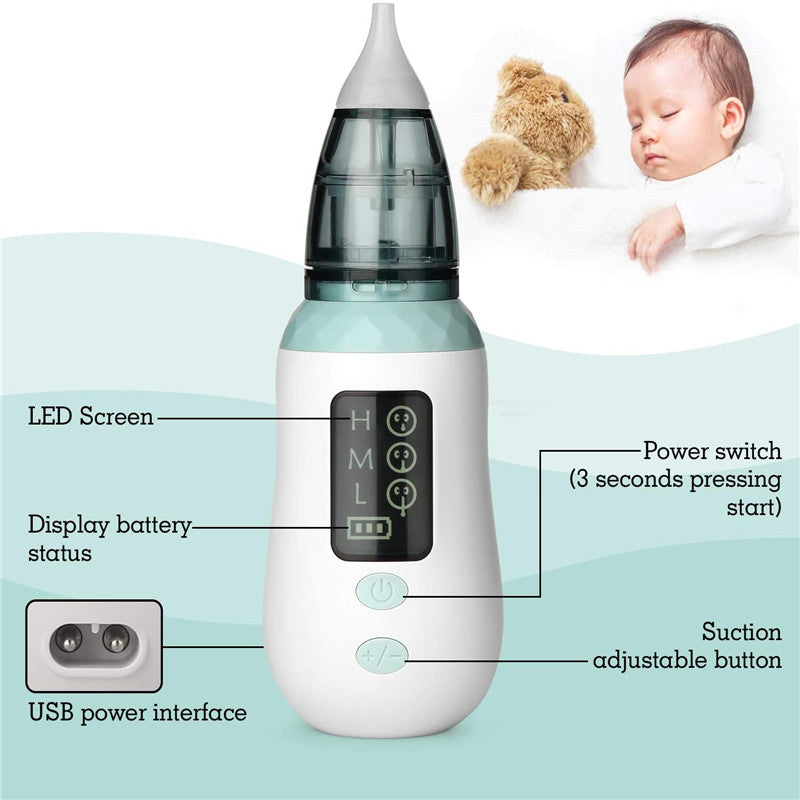 Baby Electric Nasal Aspirator LED Display