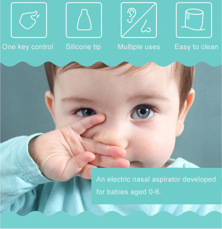 Baby Electric Nasal Aspirator LED Display