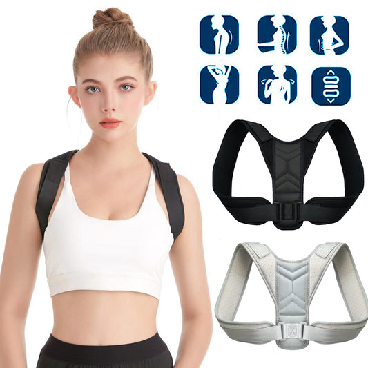 Medical Adjustable Back Posture Corrector Shoulder Clavicle Support Correction Belt for Men Women Humpback Seated Corrector