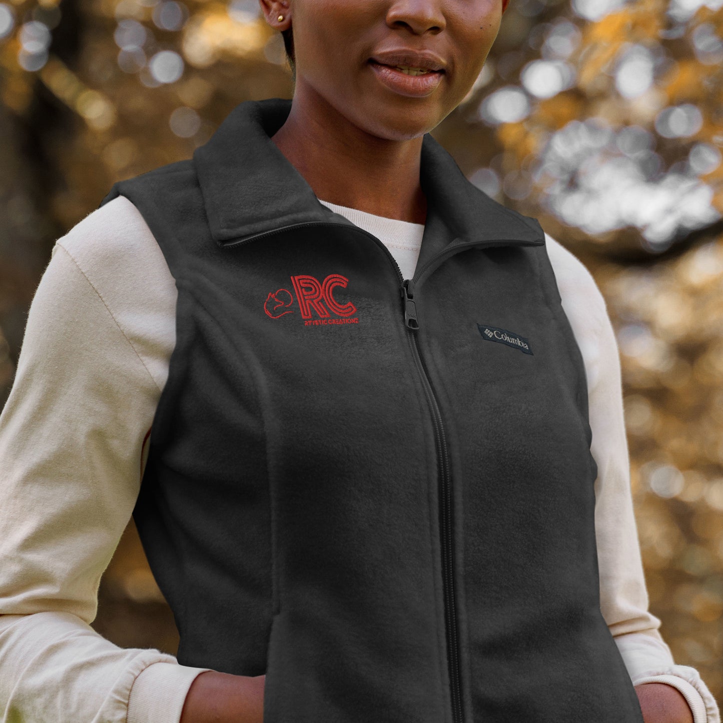 Fall fleece vest